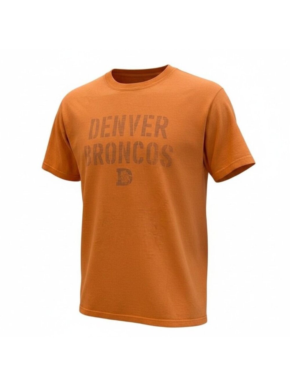 Mens Denver Broncos Distressed T-Shirt Size Medium Reebok Gridiron Classic NFL